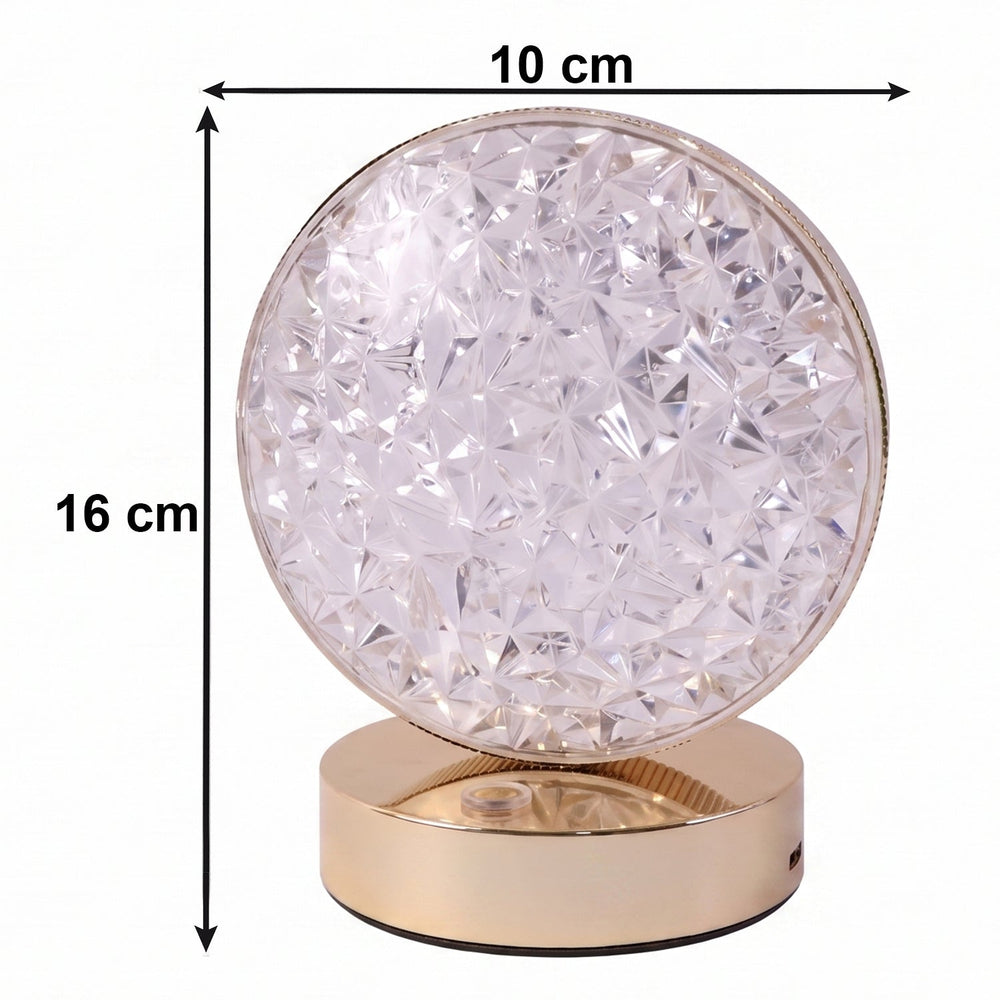Size guide for crystal bedside lamps