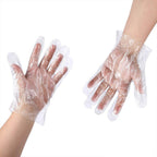 Disposable plastic gloves for kitchen and daily hygienic tasks