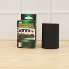 Easy to apply leather patch tape for furniture restoration