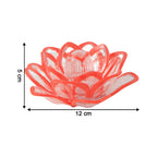 Warm flickering effect of lotus shaped LED flameless decorative candles set