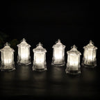 Decorative LED lantern candle showcasing safe flameless battery operated lighting
