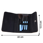 Hand holding the professional makeup brush set 4-in-1 for size perspective