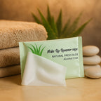 Pack of alcohol-free makeup remover wipes infused with natural aloe vera
