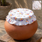 Cotton Matka Cover – Elasticated, Dust & Insect Protection