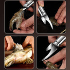 Kitchen coring and slicing tool designed with smooth grip handle