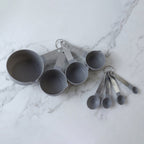Measuring set pieces viewed from top