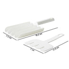 Food slicing press tool ensuring even cooking and uniform snack slices