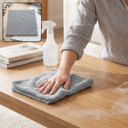Washable and disposable wipes roll for surfaces and glass