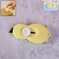 Mini safety cutter showing compact design with retractable blade