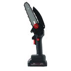 Handheld mini chainsaw with rechargeable battery for gardening