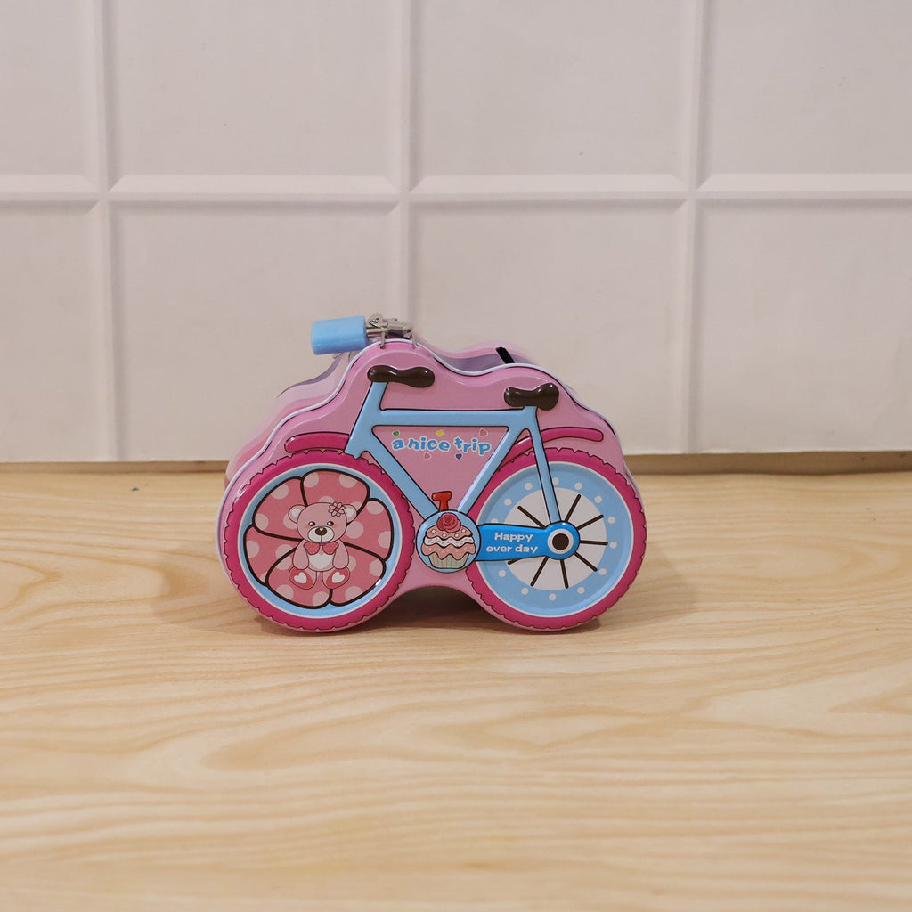 Secure coin bank with lock for children’s savings