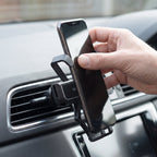 Adjustable air vent mount for smartphones in cars