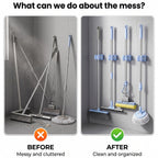 No drill wall organizer holder