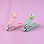 Baby nail clipper with cute random cartoon animal handle design
