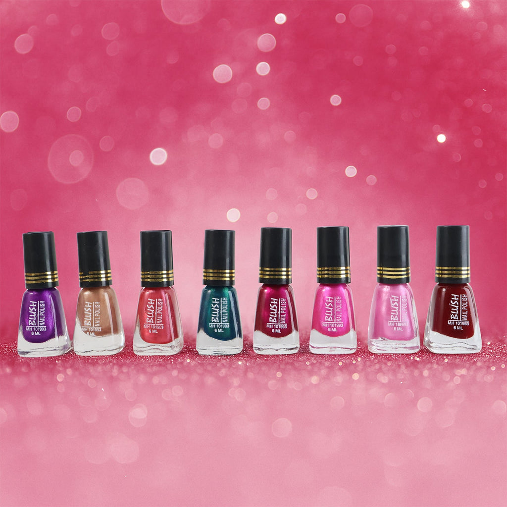Sparkle polish shade from dark mini nail polish collection