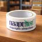 Printed Packaging Tape roll, ideal for secure e-commerce shipping.