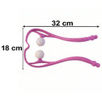 Massager handle grip view