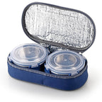 Lunch box with carry bag and stainless steel containers
