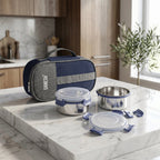 Stainless steel tiffin box set ideal for daily use
