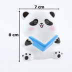 Soft silicone reading panda lamp for kids night time comfort