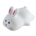 Rabbit shaped night light with warm LED for children's bedrooms