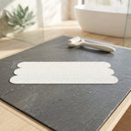 Anti-slip shower floor stickers providing secure footing in wet conditions