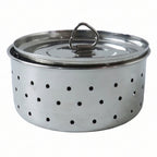 Stainless Steel Paneer Maker Mould with Lid for Cheese and Tofu Press (1 Pc) view 5