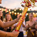 Golden Party Popper Confetti Cannon Shooter for Birthday and Celebration (1 Pc) view 7