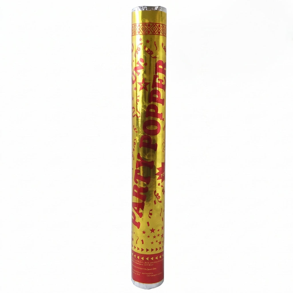 Golden Party Popper Confetti Cannon Shooter for Birthday and Celebration (1 Pc) view 5