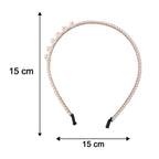 Compact stylish pearl headband for everyday use