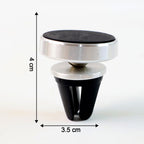 User adjusting 360-degree rotating magnetic phone holder stand