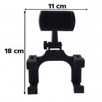 Secure rear view mirror phone bracket for safe driving