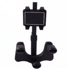 Durable ABS plastic car phone holder, easy to clip onto rear view mirror