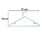 Hanger set for closet storage, supporting heavy clothes