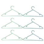 Cloth hangers used for wardrobe organization and space saving