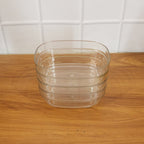 Transparent bowl set showing multipurpose kitchen usability