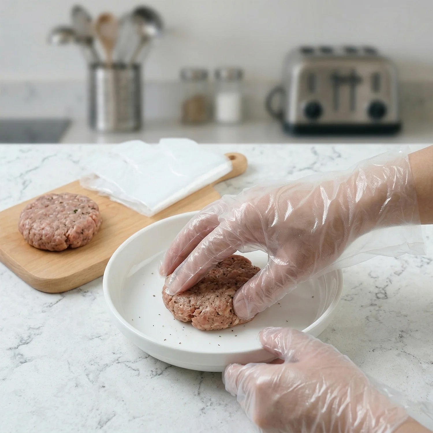 Disposable Plastic Gloves – Hygienic & Single Use for Kitchen & Cleaning