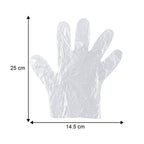 Single-use plastic gloves for household safety