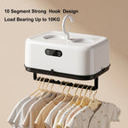 Electric clothes dryer featuring hot air circulation technology