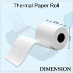 High quality thermal label roll for efficient barcode labeling