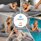 Pregnancy support mat top view