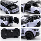 Miniature metal car with light and sound for playtime