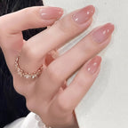 Nail tips application detail