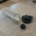 Gym shaker bottle with jump ring mixing ball for smooth pre-workout drink blending