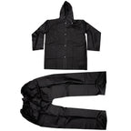 Waterproof EVA rainwear with button closure ideal for cycling and commuting.