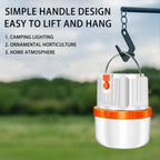 Bright LED lantern with solar and USB charging for blackouts