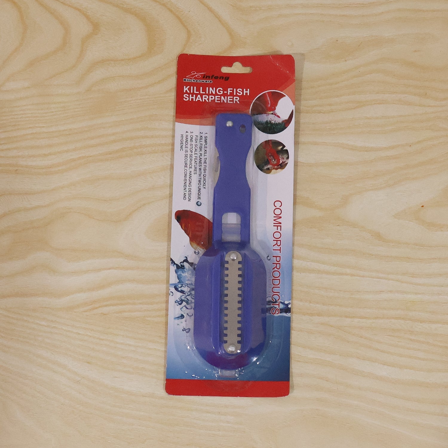 Fish cleaning scraper tool with lid for fresh fish descaling