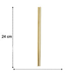 Length comparison image of 24 cm bamboo chopsticks