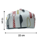 Foldable small food cover showing its compact size and frame support