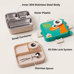 Compartment tiffin box for kids snacks and meals